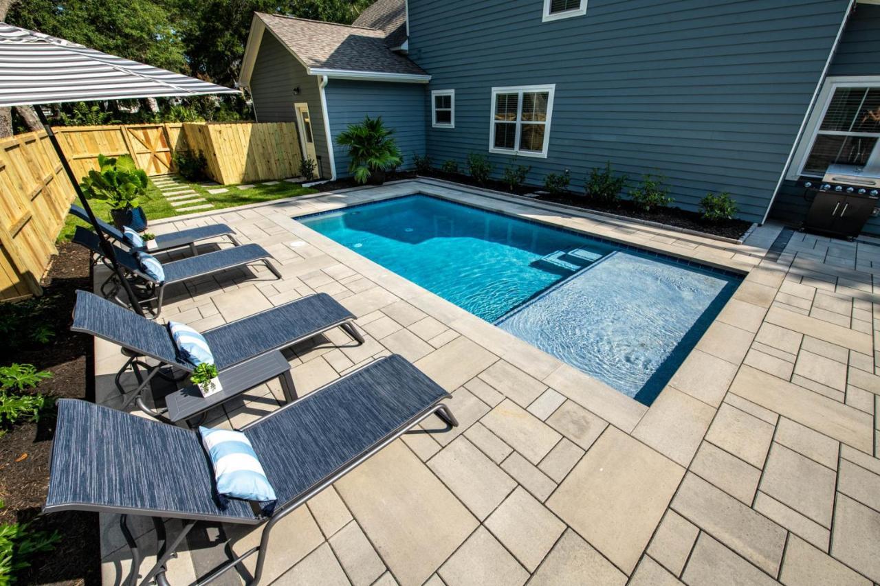 Luxury Beach House W/ Backyard Oasis. Heated Pool. ヒルトンヘッドアイランド エクステリア 写真