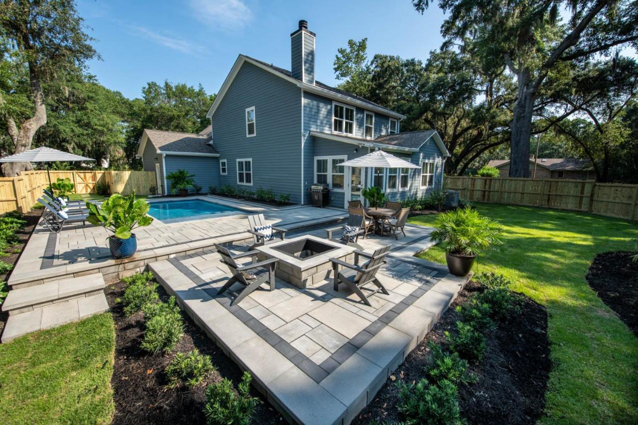 Luxury Beach House W/ Backyard Oasis. Heated Pool. ヒルトンヘッドアイランド エクステリア 写真